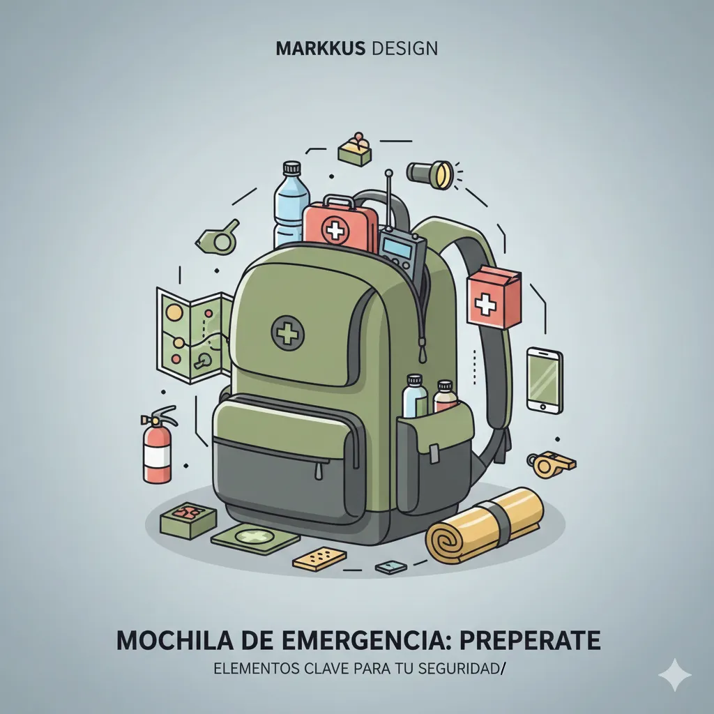 grafico de referencia de mochila de emergencia